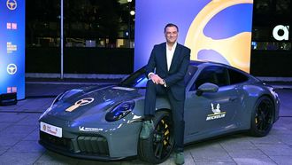 Board member of German car maker Porsche Michael Steiner arrives for the 48th 