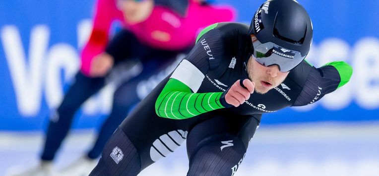 HEERENVEEN - Marcel Bosker in actie op de 1500 meter allround tijdens de tweede en laatste dag van het NK Allround & Sprint. IRIS VAN DEN BROEK / ANP