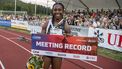 2023-07-20 18:00:33 epa10758654 Shelly-Ann Fraser-Pryce from Jamaica after the Women 100m race at the International Athletics Meeting in Lucerne, Switzerland, 20 July 2023.  EPA/URS FLUEELER