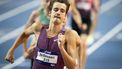 APELDOORN - Stefan Nillessen tijdens de 1500 meter finale voor mannen op de tweede dag van het NK Indoor atletiek Omnisport Apeldoorn. ANP SANDER KONING