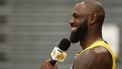 US basketball player LeBron James speaks to reporters during the Los Angeles Lakers media day at UCLA Health Training Center El Segundo, California on September 29, 2025. 
Patrick T. Fallon / AFP