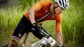 2021-07-26 16:52:23 IZU - Mathieu van der Poel in actie op de cross country mountainbike op het Izu MTB Course tijdens de Olympische Spelen van Tokio. ANP ROBIN VAN LONKHUIJSEN