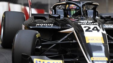 Rodin Carlin's Barbados driver Zane Maloney drives his car during the Formula 3 second qualifying session of the 70th Macau Grand Prix on November 17, 2023. 
Peter PARKS / AFP