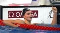 Canada’s Summer Mcintosh celebrates winning the Women’s 400 meters Individual Medley final during the World Aquatics Swimming Championships (25 m) 2024 at Duna Arena in Budapest, on December 14, 2024.
 
Ferenc ISZA / AFP