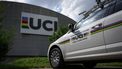 This photo taken on August 10, 2020, shows the headquarters of the world's cycling governing body UCI (International Cycling Union) in Aigle, amid the COVID-19 outbreak, caused by the novel coronavirus. The cycling world championships scheduled for Aigle-Martigny in Switzerland on September 20-27, 2020, might be called off due to local health rules organisers warned on August 7. Swiss federal authorities are due to examine their rules on August 12, and may ban sports gatherings involving more than 1,000 people.
Fabrice COFFRINI / AFP
