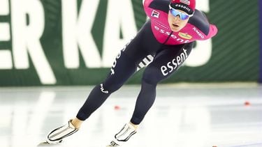 HEERENVEEN - Beau Snellink tijdens de 5000 meter op de eerste dag van het World Cup kwalificatietoernooi schaatsen in Thialf. ANP VINCENT JANNINK
