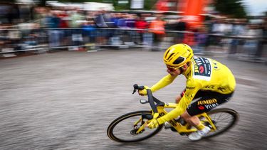 2023-07-24 20:47:58 BOXMEER - Jonas Vingegaard in actie tijdens het criterium Daags na de Tour, het eerste wielercriterium na de Tour de France. ANP VINCENT JANNINK