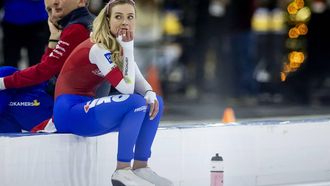 HEERENVEEN - Regerend wereldkampioene Joy Beune kwalificeert zich niet tijdens de 1500m vrouwen op de vierde dag van het olympisch kwalificatietoernooi langebaanschaatsen in Thialf. ANP ROBIN VAN LONKHUIJSEN