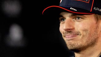 DOHA - Max Verstappen (Red Bull Racing) tijdens een persconferentie na het winnen van de Qatar Grand Prix op het Lusail International Circuit. ANP SANDER KONING