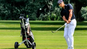 VLAARDINGEN - Mike Toorop (NED) tijdens golftoernooi Broekpolder International Open. ANP RONALD SPEIJER