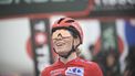 FDJ-Suez team's Dutch rider Demi Vollering celebrates finishing first the 7th stage of the 2025 La Vuelta Femenina cycling tour of Spain, a 152.6 km race from La Robla to Cotobello, on May 10, 2025. 
MIGUEL RIOPA / AFP