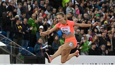 2023-06-30 22:30:02 Netherlands' Femke Bol competes in the Women's 400m Hurdles event during the IAAF Diamond League 