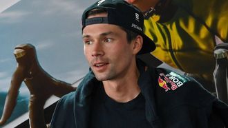 Slovenian cyclist Primoz Rogliz attends a press conference ahead of the third Tour de France Singapore Criterium race in Singapore on November 9, 2024. 
Roslan RAHMAN / AFP