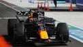 epa13296350 Red Bull Racing driver Max Verstappen of Netherlands drives in the pit lane during the 2026 Formula 1 Singapore Grand Prix at the Marina Bay Street Circuit in Singapore, 11 October 2026.  EPA/NG HAN GUAN / POOL