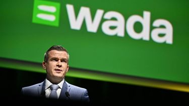 World Anti-Doping Agency (WADA) Polish President Witold Banka delivers a speech at the opening of the two-day annual WADA symposium in Lausanne, on March 12, 2024. The annual WADA Symposium brings together practitioners from international federations, national and regional anti-doping organisations and major event organisations with the aim of advancing the global anti-doping program.
Fabrice COFFRINI / AFP