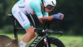Alpecin-Deceuninck's Belgian rider Jasper Philipsen competes during stage two of the 