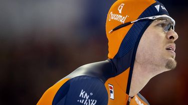 HEERENVEEN - Joep Wennemars (NED) in actie op de 1000 meter sprint mannen tijdens de tweede dag van de WK allround en sprint in ijsstadion Thialf. SEM VAN DER WAL / ANP