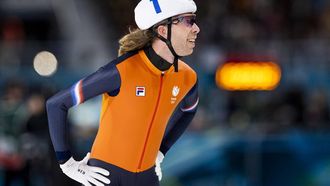 MILAAN - Jorrit Bergsma bij het massastart onderdeel in het Milano Ice Park op de Olympische Winterspelen van Milaan en Cortina d'Ampezzo. SEM VAN DER WAL / ANP