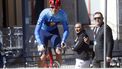 epa11206622 Italian rider Jonathan Milan of the Lidl - Trek  team before the fifth stage of the 59th Tirenno-Adriatico cycling race, over 144km from Torricella Sicura to Valle Castellana, Italy, 08 March 2024.  EPA/ROBERTO BETTINI
