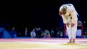 PARIJS - Judoka Joanne van Lieshout tijdens de Olympische Spelen. ANP IRIS VAN DEN BROEK
