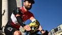 INEOS Grenadiers team's Italian rider Filippo Ganna cycles through Lille's city center during the official teams presentation days prior to the start of the 112th edition of the Tour de France cycling race, in Lille, northern France, on July 3, 2025. 
Marco BERTORELLO / AFP