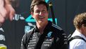 Mercedes F1 CEO and team principal Toto Wolff is pictured following the qualifying session at the Madring circuit on September 12, 2026 in Madrid, ahead of the Spanish Formula One Grand Prix. 
Thomas COEX / AFP