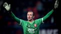 ENSCHEDE -  FC Twente goalkeeper Przemyslaw Tyton tijdens de Nederlandse eredivisie wedstrijd tussen FC Twente en Vitesse in Stadion De Grolsch Veste op 1 oktober 2022 in Enschede, Nederland. ANP JEROEN PUTMANS