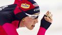 HEERENVEEN - Suzanne Schulting tijdens de 500 meter op de tweede dag van het World Cup kwalificatietoernooi schaatsen in Thialf. ANP VINCENT JANNINK