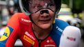 ACHTKARSPELEN - Wielrenner Daan Hoole is Nederlands kampioen tijdrijden. Wielerbond KNWU meldde eerder dat Surhuisterveen de organisatie overnam van Lochem. Deze gemeente had vanwege de NAVO-top in juni in Den Haag geen politieagenten beschikbaar om de wedstrijd te begeleiden. ANP SIESE VEENSTRA
