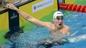 Netherlands' Caspar Corbeau competes in the men's 200m breaststroke final event during the World Aquatics Swimming World Cup 2024 - Stop 3 in Singapore on November 2, 2024. 
Roslan RAHMAN / AFP