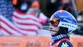 USA's Mikaela Shiffrin celebrates winning after the second run of the women's Slalom event of the FIS Alpine Ski World Cup in Jasna, Slovakia, on January 21, 2024. 
VLADIMIR SIMICEK / AFP