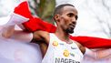 DEN HAAG - De Nederlandse atleet Abdi Nageeye wint de 48e editie van de City Pier City Loop met een Nederlands record. ANP IRIS VAN DEN BROEK