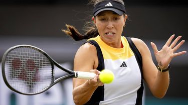 ROSMALEN - Jessica Pegula (USA) in actie tegen Aleksandra Krunic (SRB) op de zesde dag van het Libema Open tennis toernooi in Rosmalen. ANP SANDER KONING