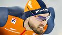 HAMAR - Kjeld Nuis (Nederland) tijdens de 1000 meter mannen op de derde dag van het WK afstanden in het Noorse Hamar. ANP SEM VAN DER WAL