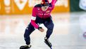 HEERENVEEN - Merijn Scheperkamp tijdens de tweede 500 meter op de eerste dag van het World Cup kwalificatietoernooi schaatsen in Thialf. ANP VINCENT JANNINK