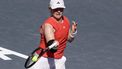 epa11929037 British tennis player Francesca Jones in action against Colombian tennis player Emiliana Arango  during their round of 16 match of the Merida Akron 2025 Open in Yucatan, Mexico, 27 February 2025.  EPA/LORENZO HERNANDEZ
