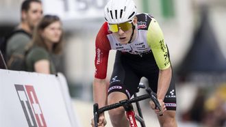 epa12062574 Louis Barre from France of team Intermarche-Wanty competes in the Prologue of the Tour de Romandie cycling tour over 3.44km from Saint-Imier to Saint-Imier, Switzerland, 29 April 2025.  EPA/LAURENT GILLIERON