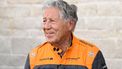 Mario Andretti, the only driver to win an F1 Championship, the Indianapolis and Daytona 500, speaks after driving in the McLaren Andretti Demo before the Formula One United States Grand Prix at the Circuit of the Americas in Austin, Texas, on October 23, 2022 
Patrick T. FALLON / AFP