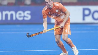 BHUBANESWAR - Seve van Ass (NED)  tijdens de wedstrijd Nederland tegen Chili op het WK Hockey In India. ANP WILLEM VERNES