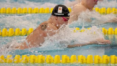 ROTTERDAM - Caspar Corbeau op de eerste dag van de Rotterdam Qualification meet zwemmen in het Zwemcentrum Rotterdam. ANP IRIS VAN DEN BROEK