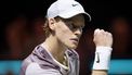 ROTTERDAM - Jannik Sinner (ITA) in actie tegen Gael Monfils (FRA) op de vierde dag van het tennistoernooi ABN AMRO Open in Ahoy. ANP SANDER KONING