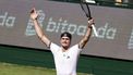 epa13049410 Alexander Zverev of Germany reacts during his quarter final tennis match against Raphael Collignon of Belgium at the ATP Terra Wortmann Open in Halle Westfalen, Germany, 19 June 2026.  EPA/CHRISTOPHER NEUNDORF