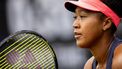 ROSMALEN - Naomi Osaka (JPN) in actie tegen Elise Mertens (BEL) op de vierde dag van het Libema Open tennis toernooi in Rosmalen. ANP SANDER KONING