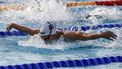 epa10126352 Lana Pudar of Bosnia in action during the women's 200m butterfly final at the European Aquatics Championships Rome 2022, Italy, 17 August 2022.  EPA/ANGELO CARCONI