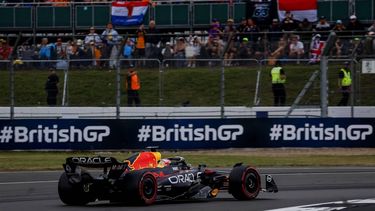 SILVERSTONE - Max Verstappen (Red Bull Racing) tijdens de Grand Prix van Groot-Brittannie op het Silverstone Circuit. ANP SEM VAN DER WAL