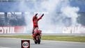 ASSEN - Marc Marquez (SPA) op zijn Ducati wint de MotoGP race op de 100e Editie van de TT van Assen. ANP VINCENT JANNINK