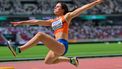 2023-08-19 13:59:46 Netherlands' Pauline Hondema competes in the women's long jump qualification during the World Athletics Championships at the National Athletics Centre in Budapest on August 19, 2023. 
ANDREJ ISAKOVIC / AFP