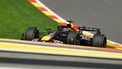 Red Bull Racing's Dutch driver Max Verstappen drives during the Sprint Race of the Formula One Belgian Grand Prix at the Spa-Francorchamps circuit in Spa, on July 26, 2025. 
Dimitar DILKOFF / AFP
