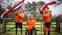 ARNHEM - Zitskiër Jeroen Kampschreur en para-alpineskiër Claire Petit worden gepresenteerd als de vlaggendragers voor de Paralympische Spelen in Milaan op Papendal. FREEK VAN DEN BERGH / ANP