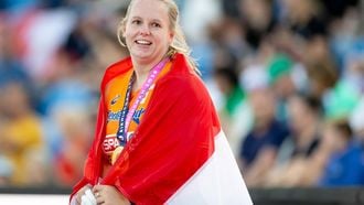 BIRMINGHAM - Jessica Schilder wint goud op de finale kogelstoten op de EK atletiek. Het is voor het eerst dat de Europese Kampioenschappen georganiseerd worden in Groot-Brittannië. IRIS VAN DEN BROEK / ANP